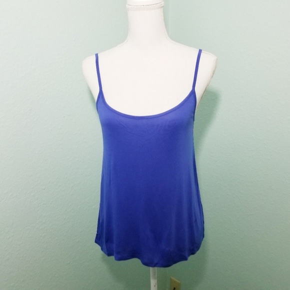 Haute Hippie Tops - Haute Hippie Cobalt Modal Tank Top - Small